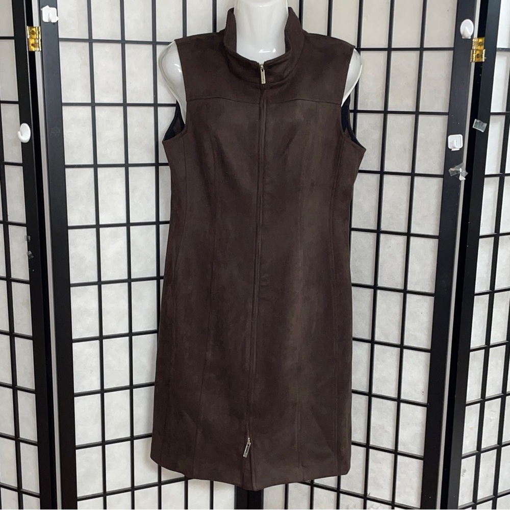 Tommy Hilfiger ladies faux suede dress size 12